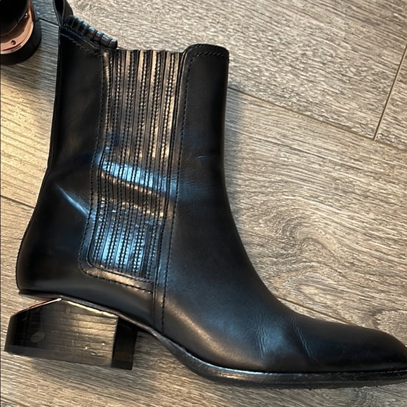 Alexander wang anouck Chelsea boots size 38 rose gold - Picture 3 of 8